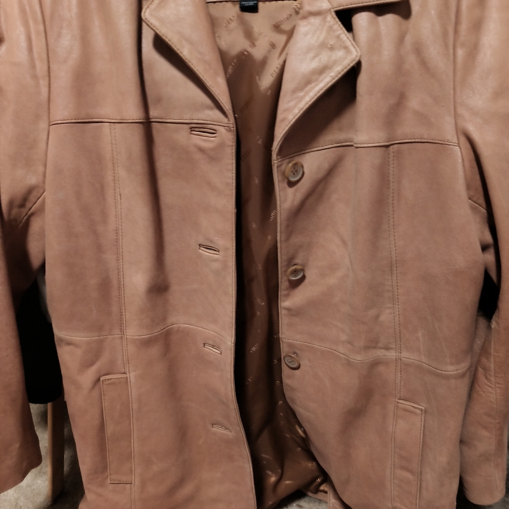 2 women's REAL leather jackets